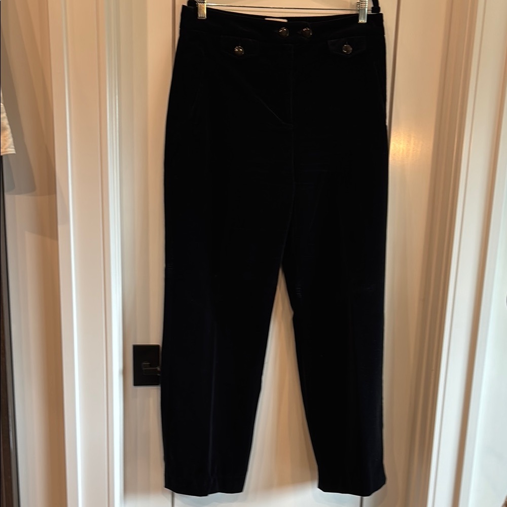 Women’s Sezane Navy Velvet  Pants